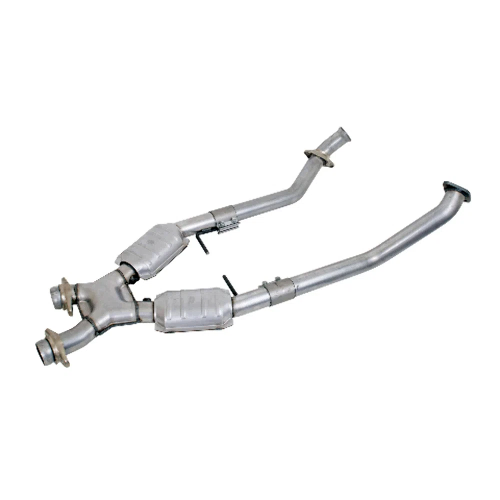 Fits 1996-1998 Mustang GT 2.5 Full X Pipe W_Catalytic Converters-1666